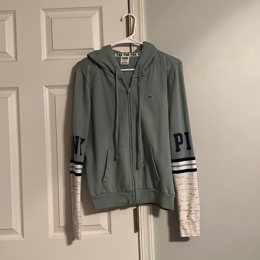 Pink VS Green Zip Up Hoodie - New